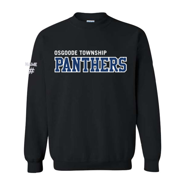 Gildan Unisex Panthers Twill Crewneck Thumbnail