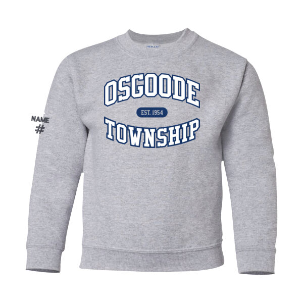 Gildan Youth Township Twill Crewneck Thumbnail