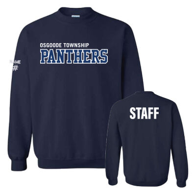 Gildan Unisex Panthers Staff Twill Crewneck Thumbnail