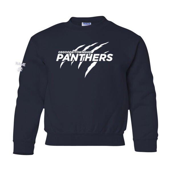 Gildan Youth Panthers Printed Crewneck Thumbnail