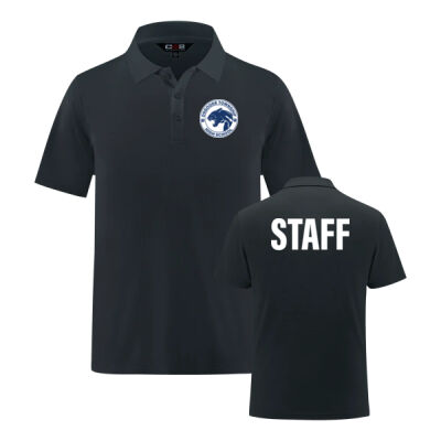 Elite Men's Panthers Emblem Staff Printed Polo Thumbnail