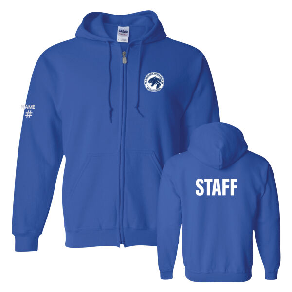 Gildan Unisex Panthers Emblem Staff Printed Full-Zip Thumbnail